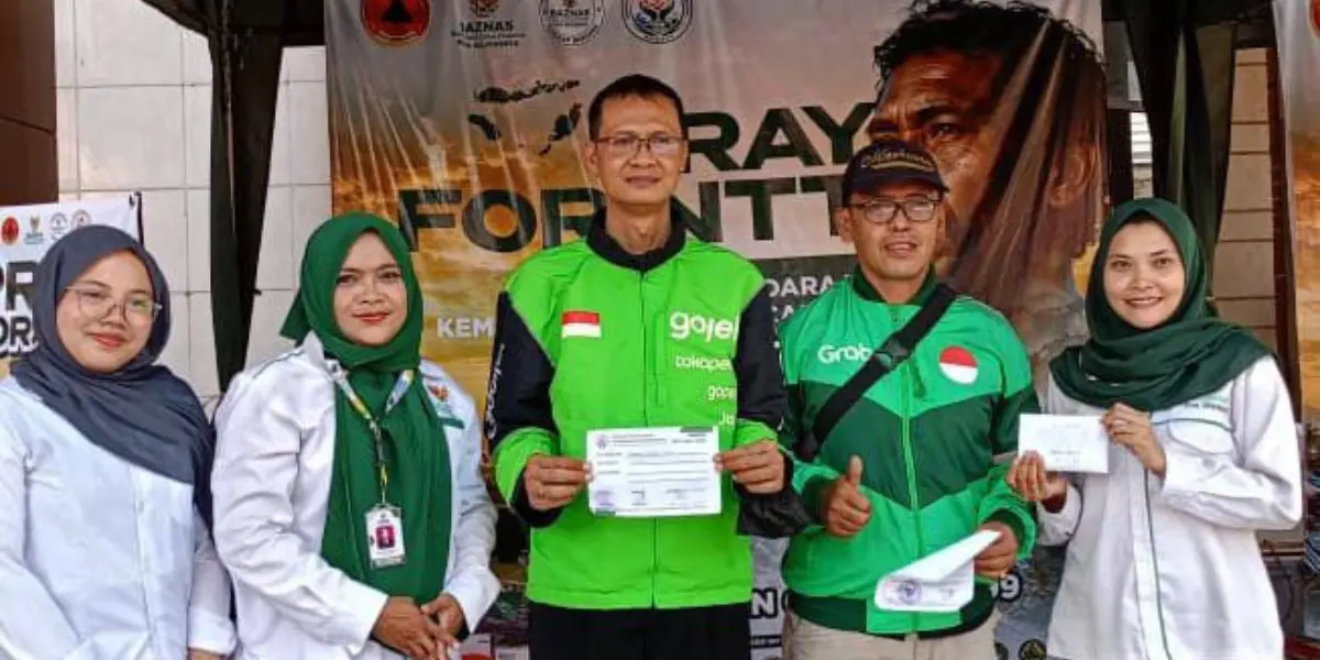 Aksi Solidaritas GMC Moker dan Ojol Mojokerto Galang Donasi Gempa Bumi NTT